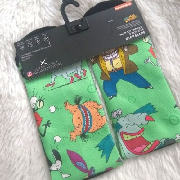 Odd Sox Nickelodeon AAAhh Real Monsters Socks - Picture 2 of 3